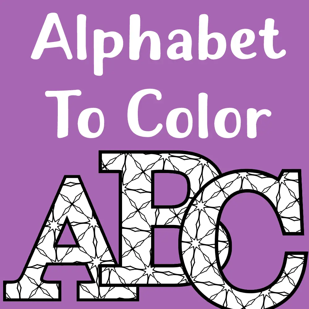 printable alphabet letters to color make breaks