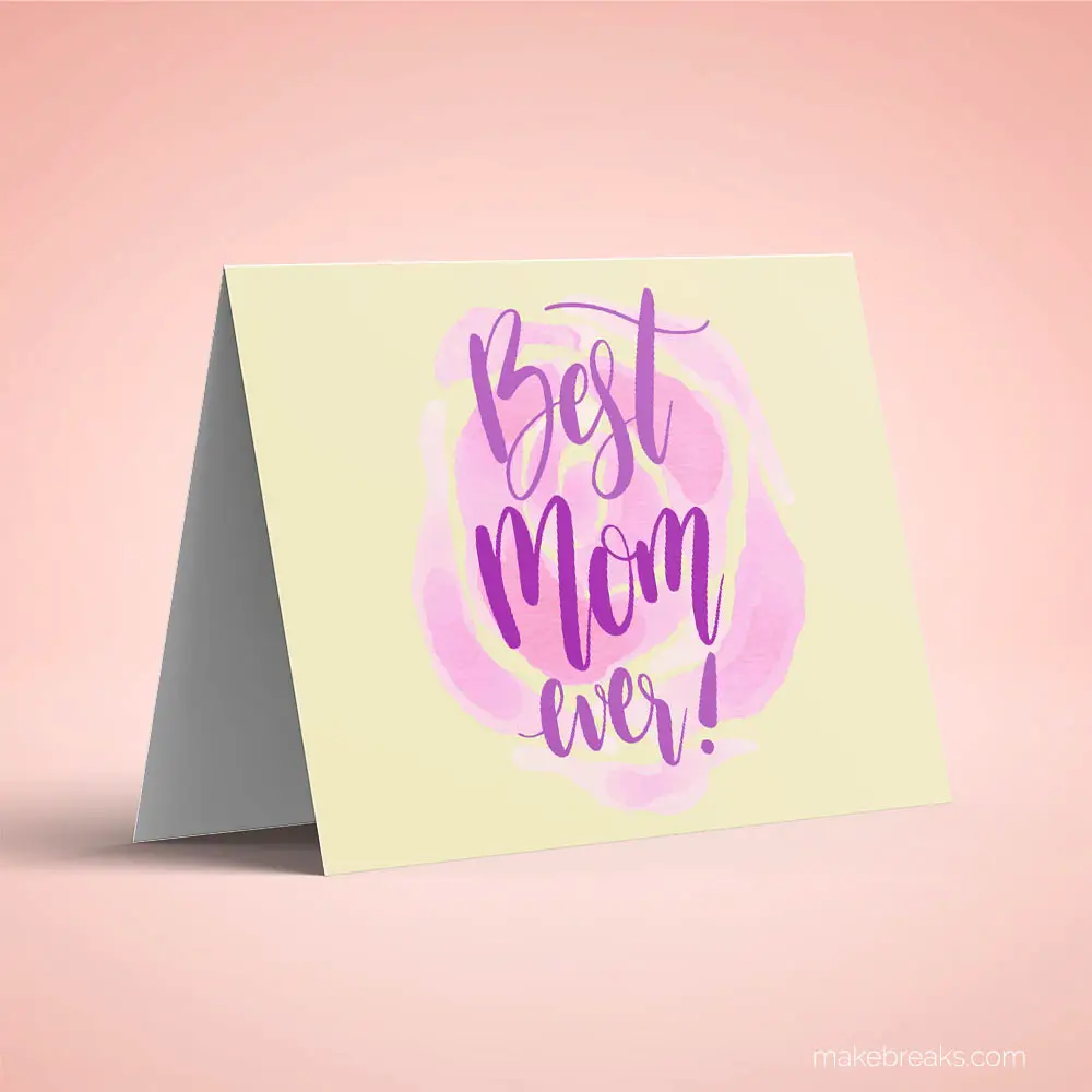 Free Printable Mother’s Day Card 2