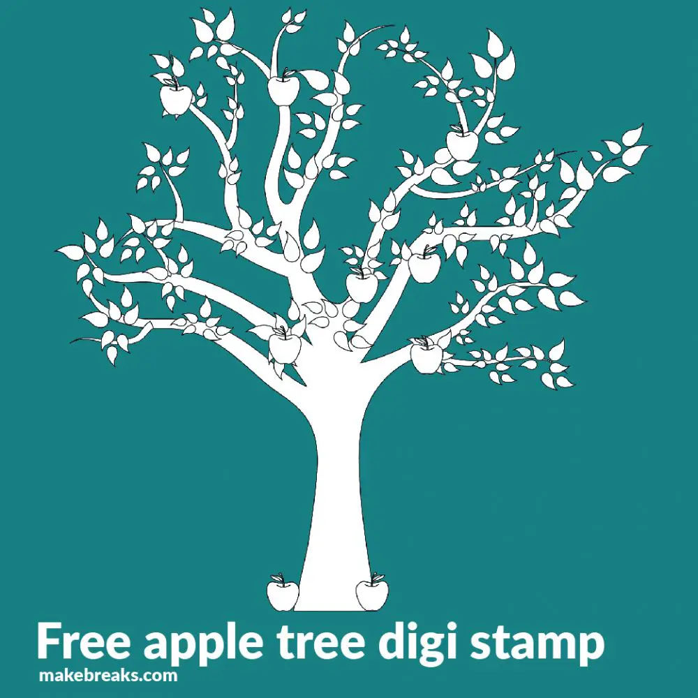 Apple Tree Free Digital Stamps
