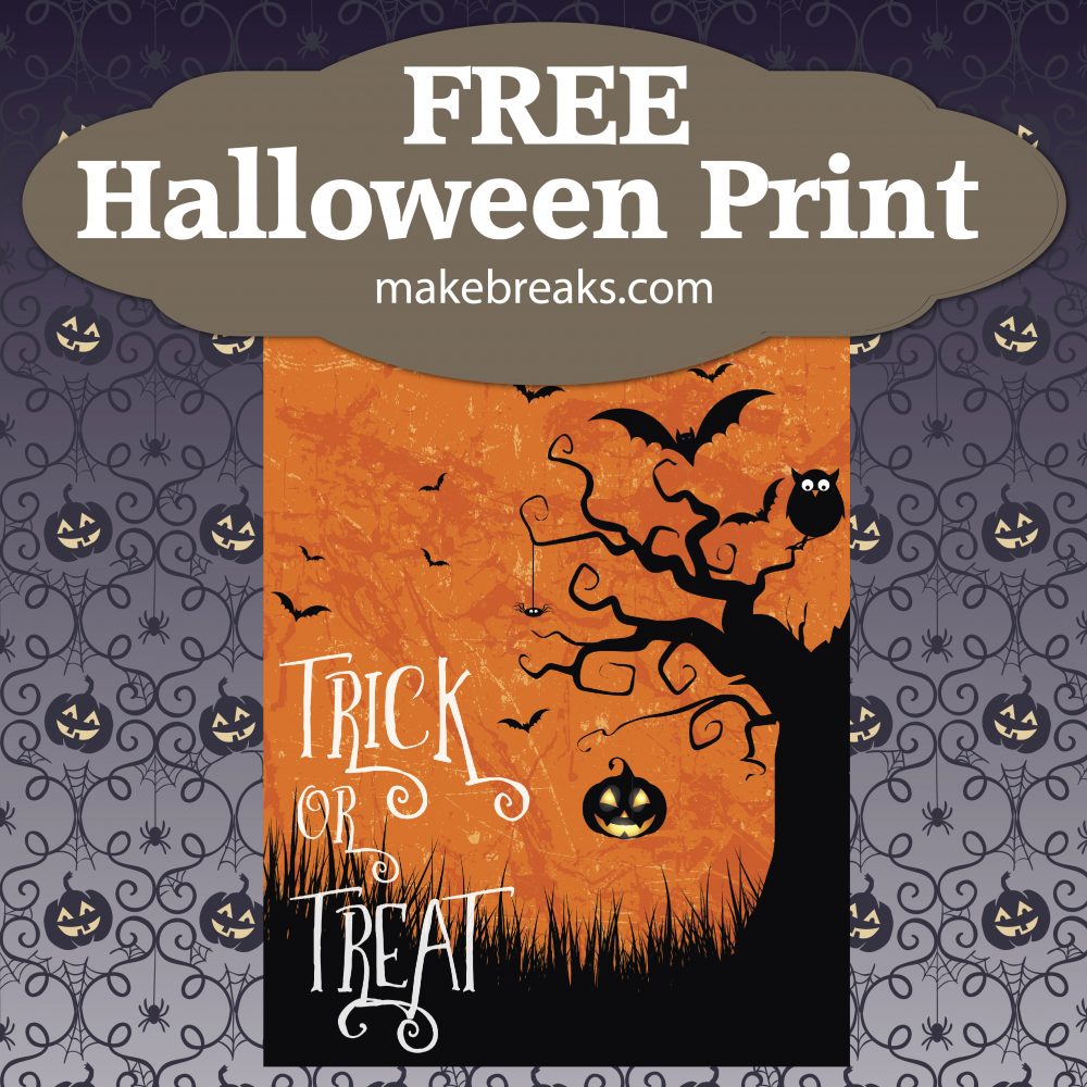 Free Halloween Printable Poster