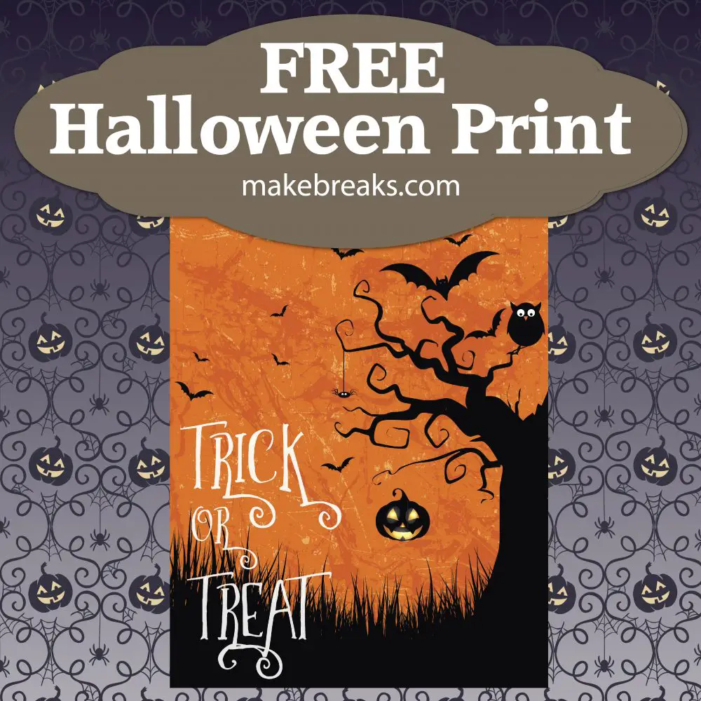 Free Halloween Poster Printables