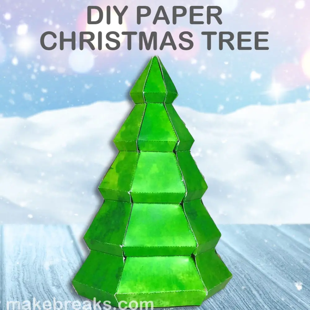 Tutorial: Make a Paper Christmas Tree (With Free Template)
