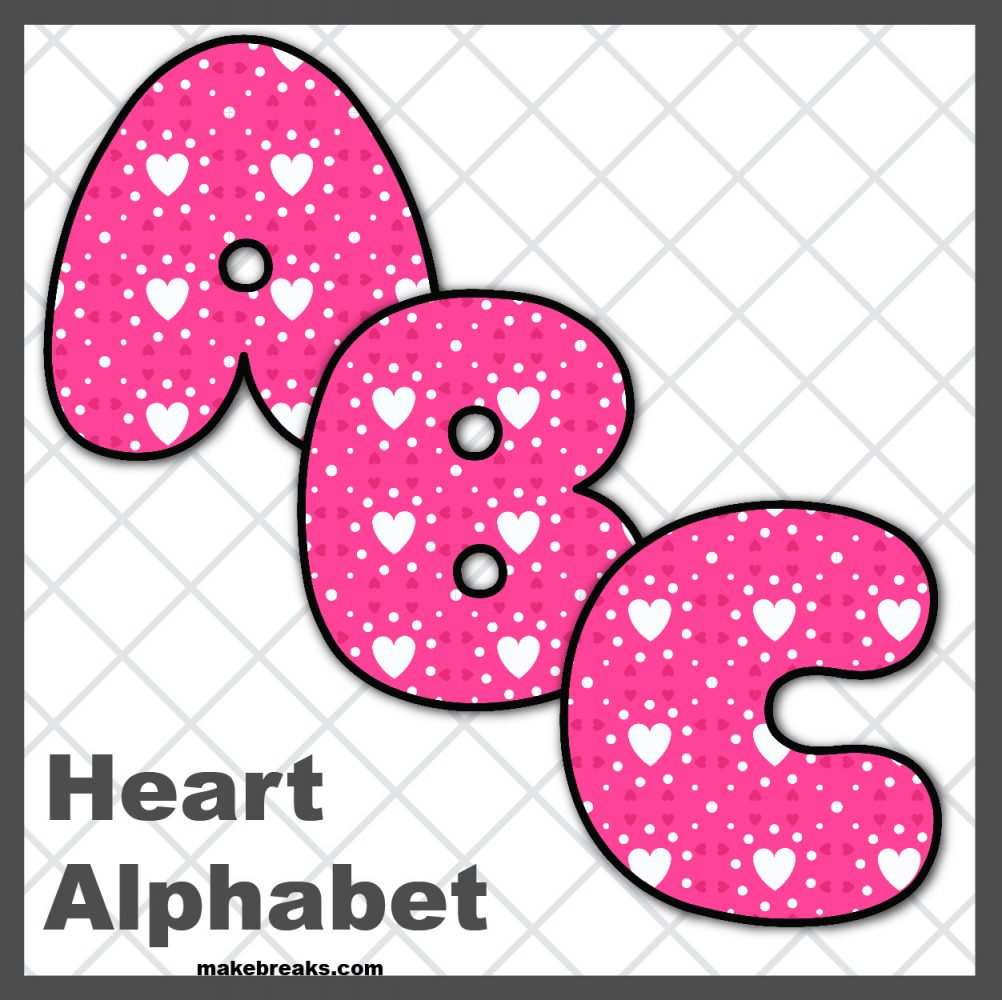 free printable alphabet for valentine s day pattern 2 make breaks