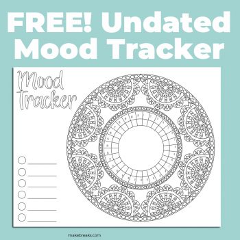 Free Undated Printable Habit and Mood Trackers - Over 40 Trackers for ...