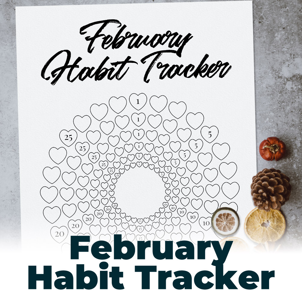 Free February Habit Tracker 1