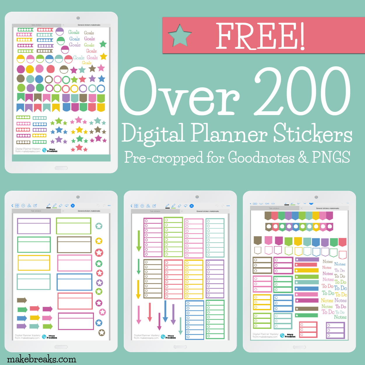 free digital planner for goodnotes 5