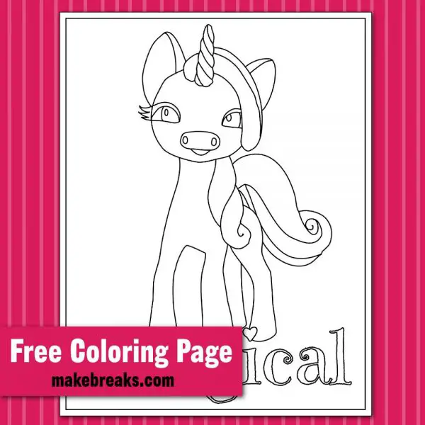 Free Printable Unicorn Activities to Do At Home - Make Breaks