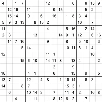 free 16 x 16 grid sudoku ebook make breaks