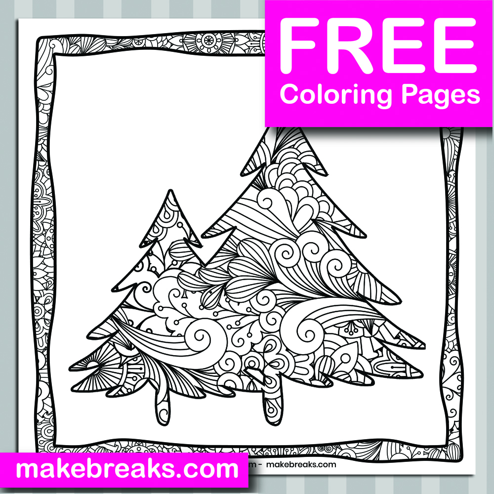 Free Tree (12) Coloring Page