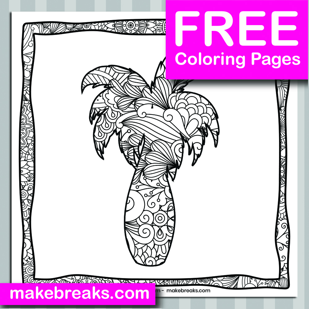 Free Tree (09) Coloring Page