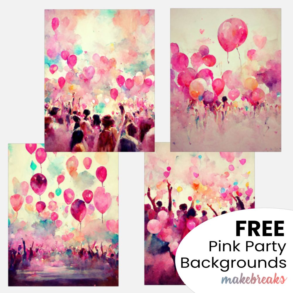 Pink Pastel Pattern Digital Backgrounds