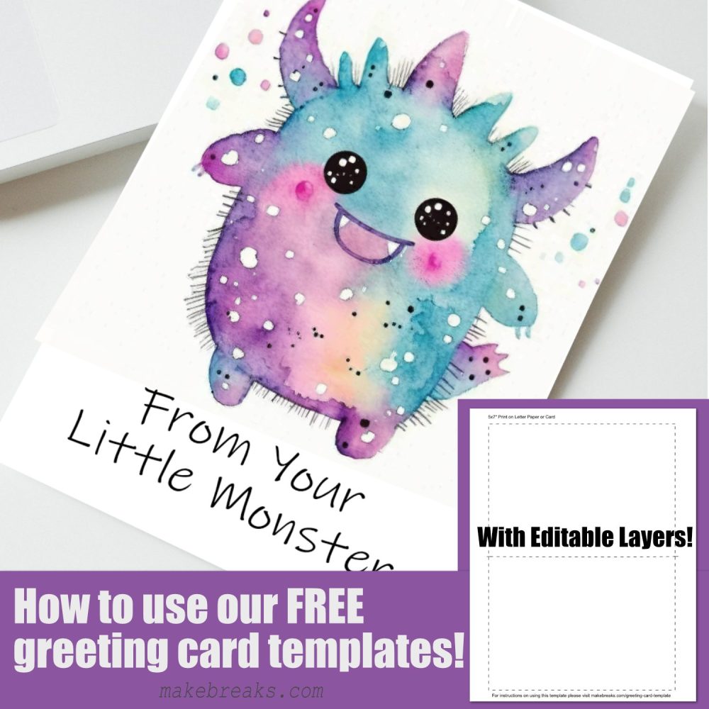 How to Use Our Greeting Card Templates