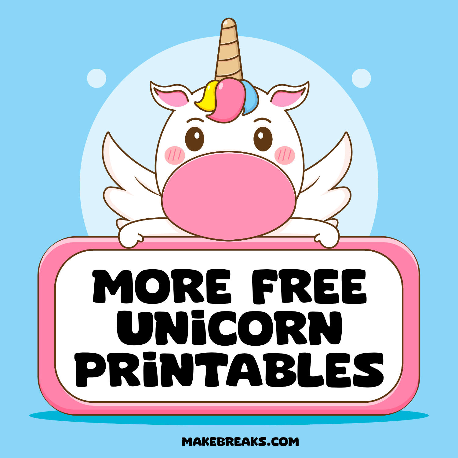 Cute Unicorn Alphabet Letters To Print - Free Printable Alphabet - Make ...